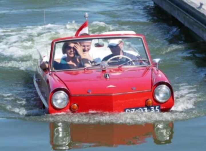 La storica auto anfibio