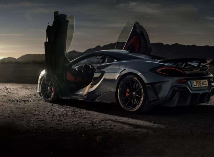 Vettura supercar McLaren