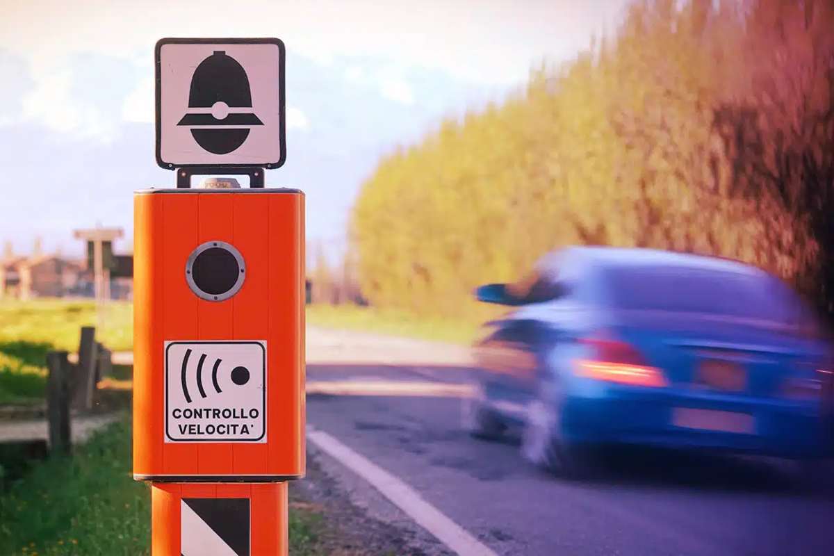 Multa record velocità